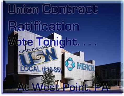 UPDATE: Merck | West Point, PA | USW Local No. 10-86 Contract ...