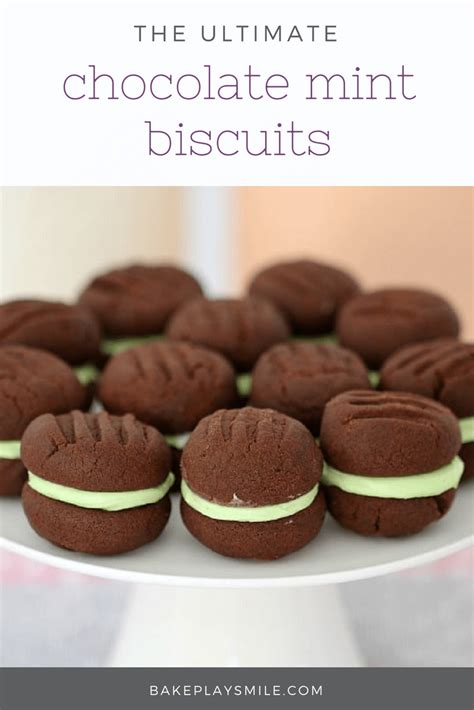 Chocolate mint biscuits – Artofit