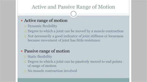 Active and Passive Range Of Motion - YouTube