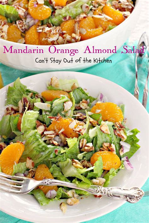 salad recipe with mandarin oranges and almonds