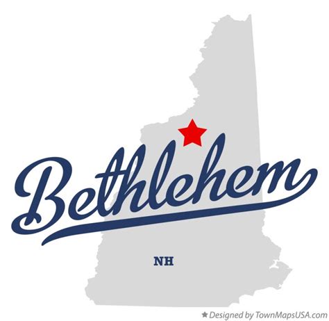 Map of Bethlehem, NH, New Hampshire