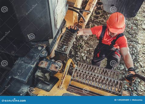 Mine Truck Driver stock image. Image of caucasian, operator - 149289489