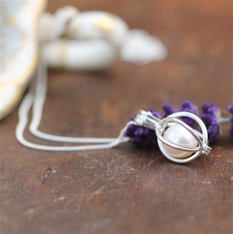 Silver Oyster Pearl Necklace By Joulberry | notonthehighstreet.com