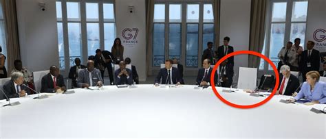 World Leaders At G7 Summit Coalesce Around Empty Chair As Trump Skips Climate Change Session ...