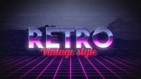 Retro Title - After Effects Templates | Motion Array