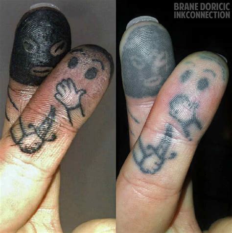 20 funny tattoos design on fingers | EntertainmentMesh