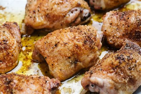 Crispy Baked Chicken Thighs | EASY Weeknight Dinner - The Spicy Apron