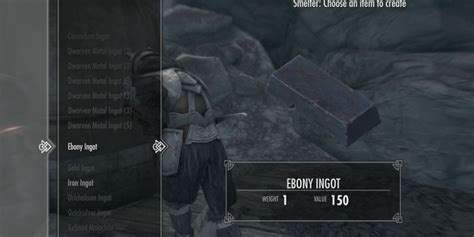 Skyrim: How To Get An Ebony Ingot