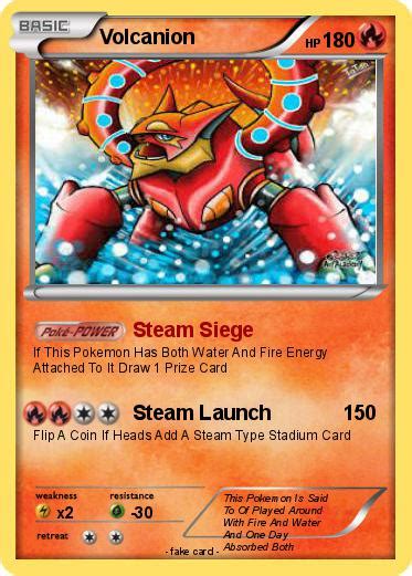 Pokémon Volcanion 202 202 - Steam Siege - My Pokemon Card