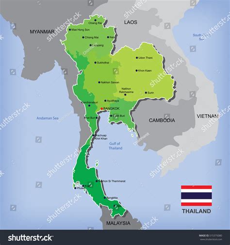 1,452 Map Of Thailand Laos And Myanmar Images, Stock Photos & Vectors | Shutterstock