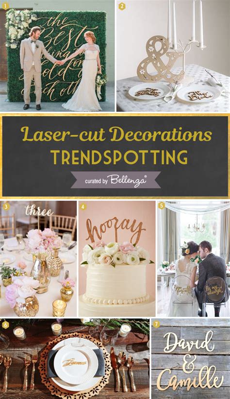 Wedding Trend: Laser Cut Wedding Decorations! - Creative and Fun Wedding Ideas Made Simple