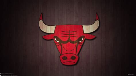 Download Chicago Bulls Basketball Court Logo Wallpaper | Wallpapers.com