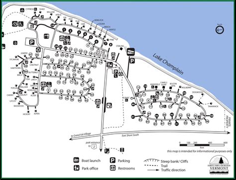 Vt State Park Map - Printable Map