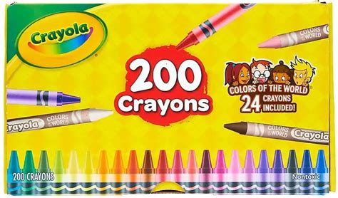 Crayola Colors of the World 200 Crayons Exclusive Art Kit - ToyWiz