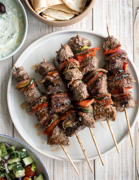 Souvlaki Beef Shish Kebabs | Recipe in 2020 | Summer grilling recipes, Easy summer grilling ...