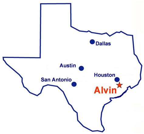 Alvin, Texas - Alvin Texas Map | Free Printable Maps