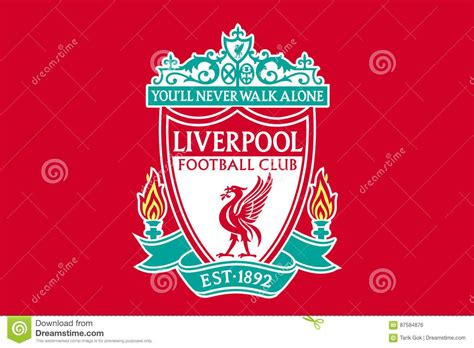 Liverpool F.C. Liverpool, England Feb 20, 2017: Vector illustration of ...