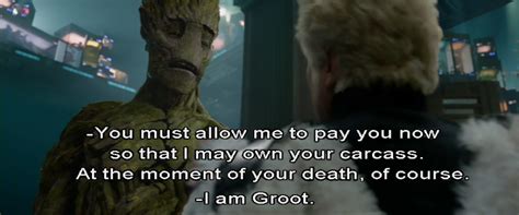 Top 10 Groot quotes by killb94 on DeviantArt