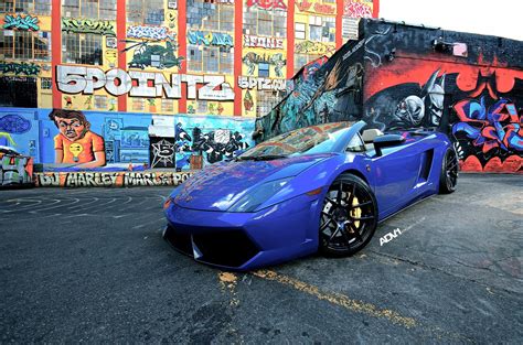 Stunning Lamborghini Gallardo Spider With Black ADV1 Wheels and Yellow ...