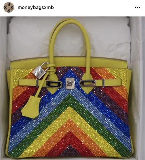 Hermes Birkin Custom Rainbow Bag by Money Bags — Collecting Luxury ...