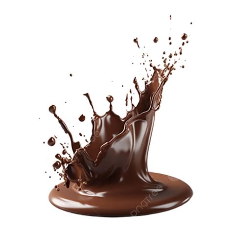 Melted Chocolate Splash, Liquid, Drop Of Water, Dessert PNG Transparent ...