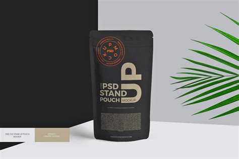 Stand Up Pouch Mockup Free PSD — Free Mockup World