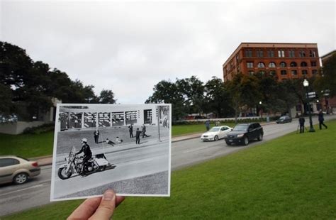 Haunting Photos Of JFK Assassination Landmarks, Then And Now