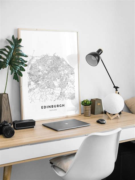 Edinburgh Map Edinburgh Print Edinburgh Poster Edinburgh - Etsy