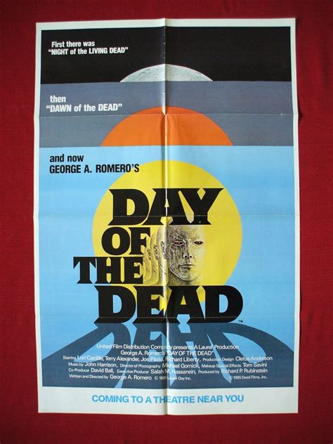 DAY OF THE DEAD *1985 ORIGINAL MOVIE POSTER RARE ADVANCE GEORGE ROMERO HALLOWEEN | eBay