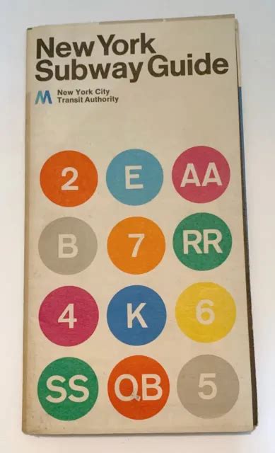 1972 NYC NEW York Subway Map - Massimo Vignelli $64.99 - PicClick