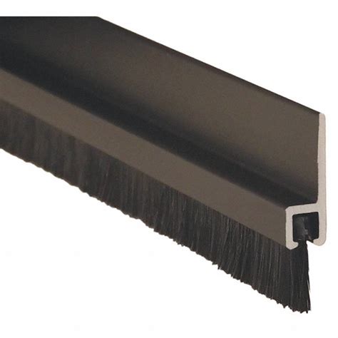 PEMKO Double Door Weatherstrip,Brush,8ft L,Blk - 38YZ91|GG18041DNB96 - Grainger