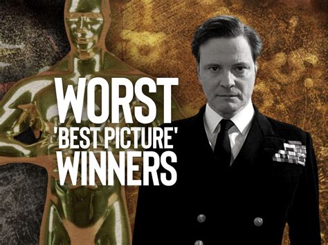 The Oscars' 10 worst 'Best Picture' winners ever