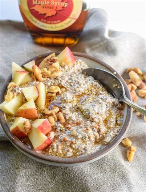 Cinnamon Apple Overnight Buckwheat Groats | RD-Licious - Registered Dietitian - Columbia, SC ...