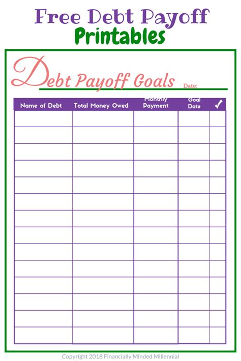 Easy To Use Free Printable Debt Tracker To Help Get Out Of — db-excel.com