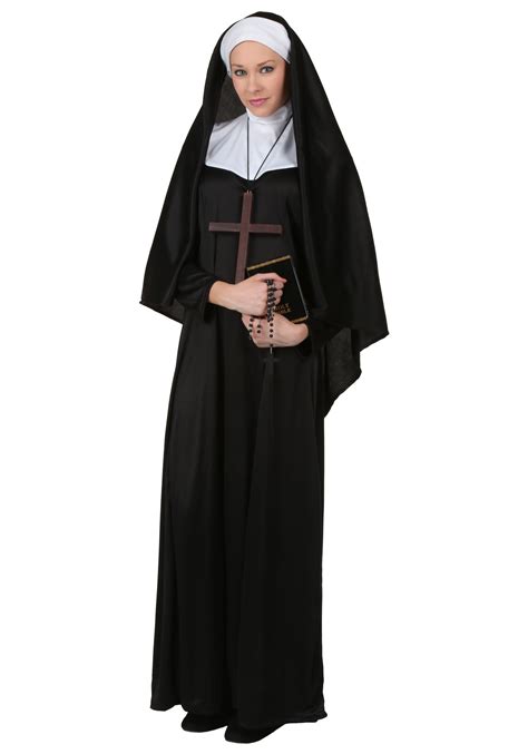 Plus Size Traditional Nun Costume | Religious Costumes