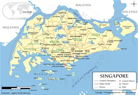 Singapore Map HD