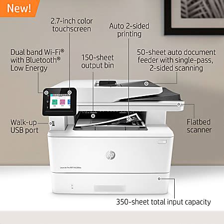 HP LaserJet Pro MFP M428fdw Wireless Laser All-In-One Monochrome Printer