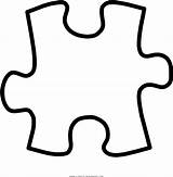 Puzzle Piece Clip Pieces Clipart Blank Template Outline Jigsaw  sketch template