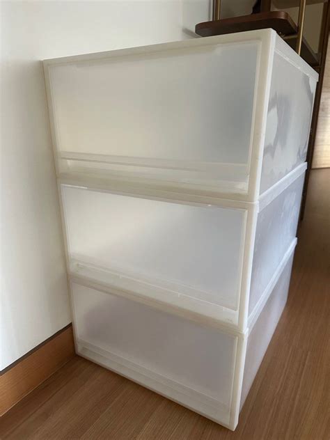 Muji Storage Drawers, Furniture & Home Living, Furniture, Shelves, Cabinets & Racks on Carousell