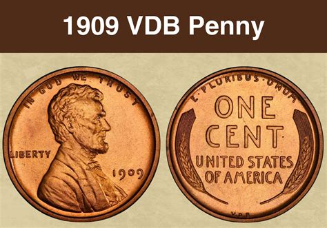 1909 VDB Penny Coin Value (Errors List, "S" & No Mint Mark Worth) - CoinValueChecker.com