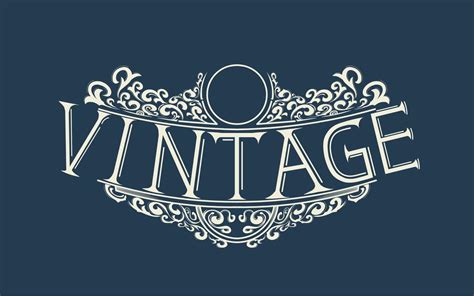 free vector vintage lettering tattoo illustration design 7718599 Vector ...