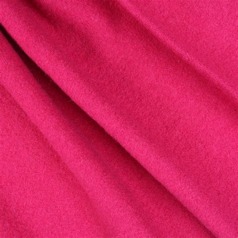 Boiled Wool Vibrant Pink - Bloomsbury Square Dressmaking Fabric