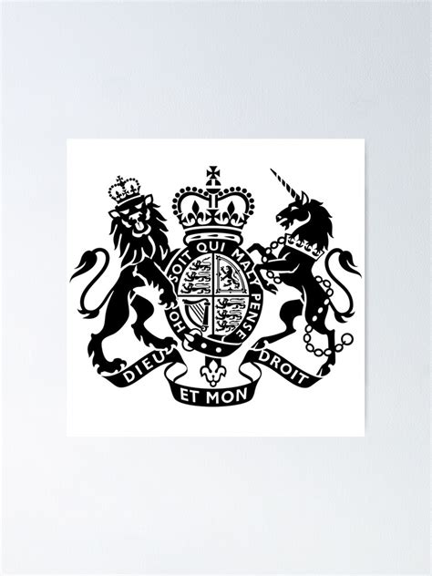 "Logo of the Government of the United Kingdom" Poster for Sale by Shav | Redbubble