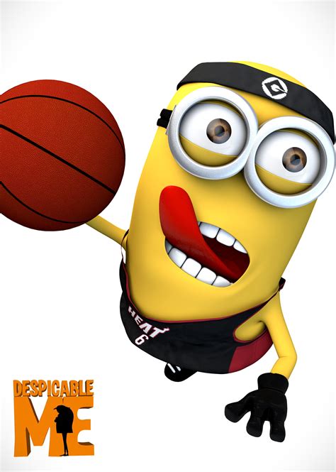 Minion Basketball Clipart