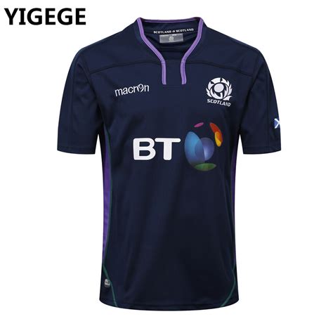 YIGEGE 2019 Scotland home Rugby Jerseys SCOTLAND RUGBY jersey M18 HOME PRO SHIRT s 3xl-in Rugby ...