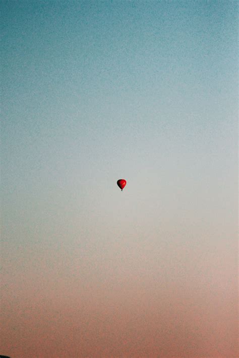 Red Hot Air Balloon on Sky · Free Stock Photo