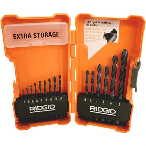 RIDGID Set of black oxide drill bits (15 pieces) | The Home Depot Canada