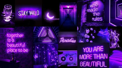 Neon Purple aesthetic wallpaper laptop | Christmas phone wallpaper ...