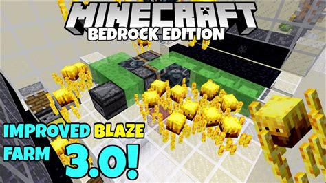 Minecraft Bedrock: New Improved Blaze Farm 3.0 Tutorial! MCPE Xbox PC - YouTube