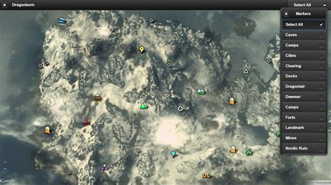 Skyrim Map for Windows 8 and 8.1